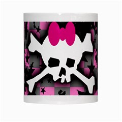 Scene Skull Splatter White Mug from ArtsNow.com Center