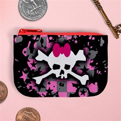 Scene Skull Splatter Mini Coin Purse from ArtsNow.com Front