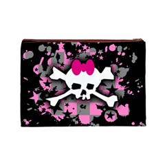 Scene Skull Splatter Cosmetic Bag (Large) from ArtsNow.com Back