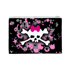 Scene Skull Splatter Cosmetic Bag (Large) from ArtsNow.com Back