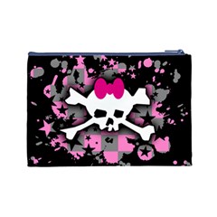 Scene Skull Splatter Cosmetic Bag (Large) from ArtsNow.com Back