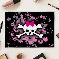 Scene Skull Splatter Cosmetic Bag (XL) from ArtsNow.com Front