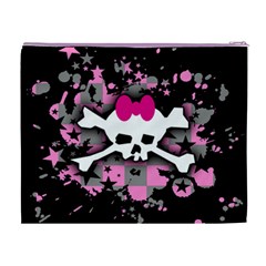 Scene Skull Splatter Cosmetic Bag (XL) from ArtsNow.com Back