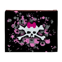 Scene Skull Splatter Cosmetic Bag (XL) from ArtsNow.com Back