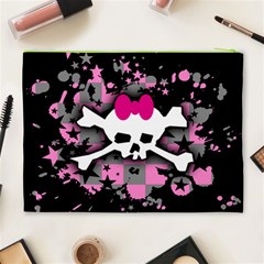 Scene Skull Splatter Cosmetic Bag (XL) from ArtsNow.com Back