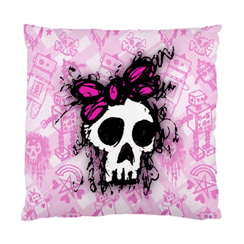 Sketched Skull Princess Cushion Case (Two Sides) from ArtsNow.com Front