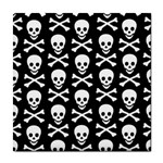 Skull and Crossbones Tile Coaster