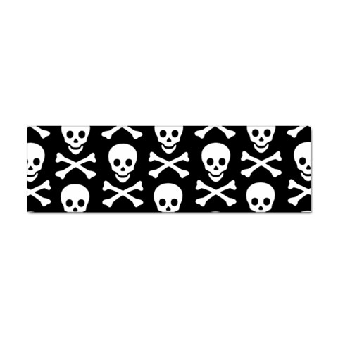 Skull and Crossbones Sticker (Bumper) from ArtsNow.com Front