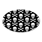 Skull and Crossbones Magnet (Oval)