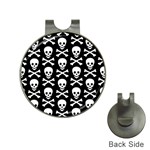 Skull and Crossbones Golf Ball Marker Hat Clip