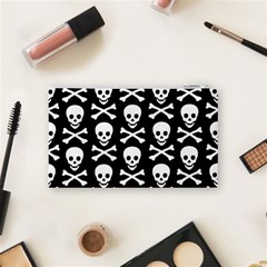 Skull and Crossbones Cosmetic Bag (Small) from ArtsNow.com Back