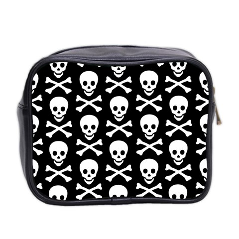 Skull and Crossbones Mini Toiletries Bag (Two Sides) from ArtsNow.com Back