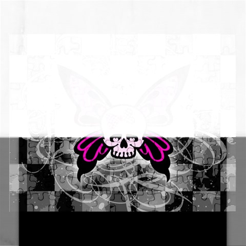 Skull Butterfly Jigsaw Puzzle (Rectangular) from ArtsNow.com Front