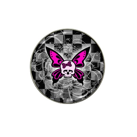 Skull Butterfly Hat Clip Ball Marker (4 pack) from ArtsNow.com Front