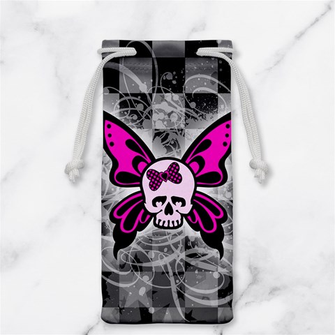 Skull Butterfly Jewelry Bag from ArtsNow.com Front