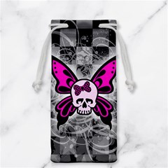 Skull Butterfly Jewelry Bag from ArtsNow.com Back