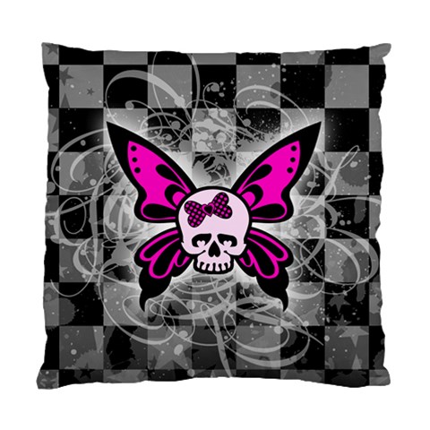 Skull Butterfly Cushion Case (Two Sides) from ArtsNow.com Back