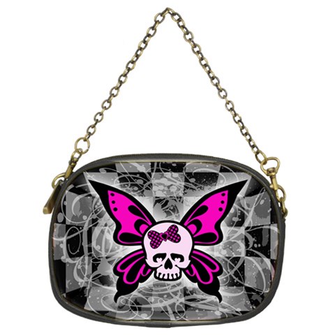 Skull Butterfly Chain Purse (Two Sides) from ArtsNow.com Back