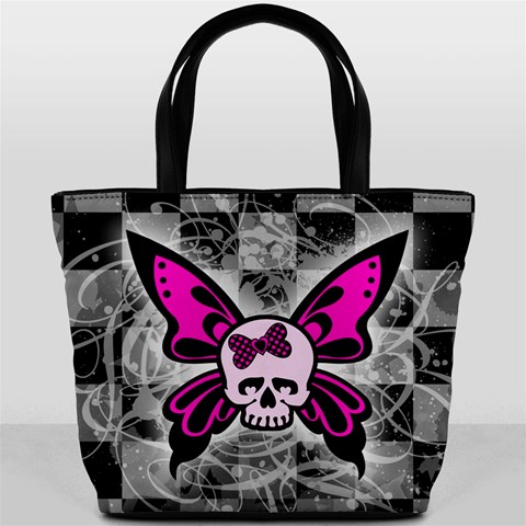 Skull Butterfly Bucket Bag from ArtsNow.com Front