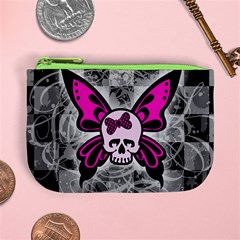 Skull Butterfly Mini Coin Purse from ArtsNow.com Front