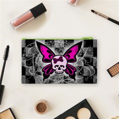 Skull Butterfly Cosmetic Bag (Small) from ArtsNow.com Back