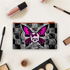 Skull Butterfly Cosmetic Bag (Small) from ArtsNow.com Back