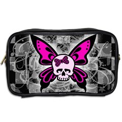 Skull Butterfly Toiletries Bag (Two Sides) from ArtsNow.com Back