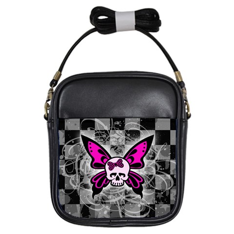 Skull Butterfly Girls Sling Bag from ArtsNow.com Front