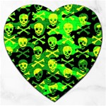 Skull Camouflage Jigsaw Puzzle (Heart)