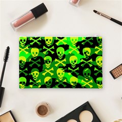 Skull Camouflage Cosmetic Bag (Medium) from ArtsNow.com Back