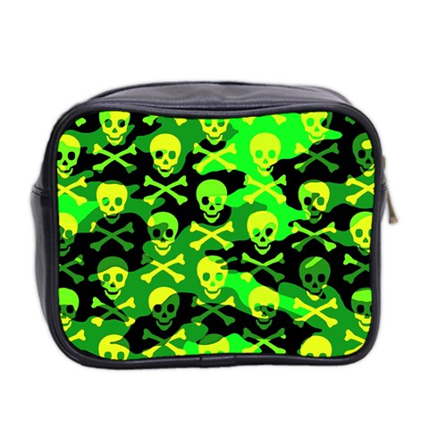 Skull Camouflage Mini Toiletries Bag (Two Sides) from ArtsNow.com Back