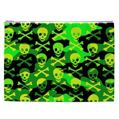 Skull Camouflage Cosmetic Bag (XXL) from ArtsNow.com Front