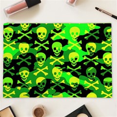 Skull Camouflage Cosmetic Bag (XXL) from ArtsNow.com Front