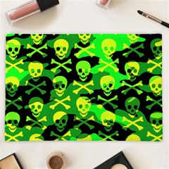 Skull Camouflage Cosmetic Bag (XXL) from ArtsNow.com Back