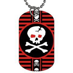 Skull Cross Dog Tag (Two Sides) from ArtsNow.com Front