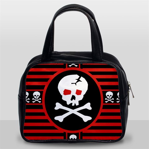 Skull Cross Classic Handbag (Two Sides) from ArtsNow.com Front