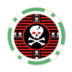 Skull Cross Poker Chip Card Guard (10 pack) from ArtsNow.com Back