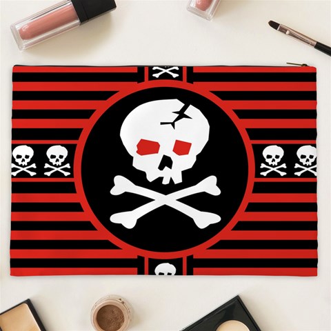 Skull Cross Cosmetic Bag (XXL) from ArtsNow.com Back