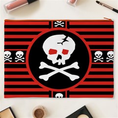 Skull Cross Cosmetic Bag (XXXL) from ArtsNow.com Back