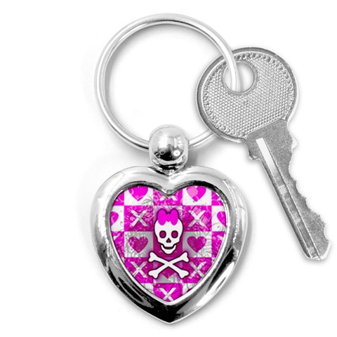 Skull Princess Key Chain (Heart) from ArtsNow.com Front