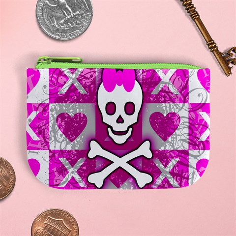 Skull Princess Mini Coin Purse from ArtsNow.com Front