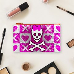 Skull Princess Cosmetic Bag (Small) from ArtsNow.com Front