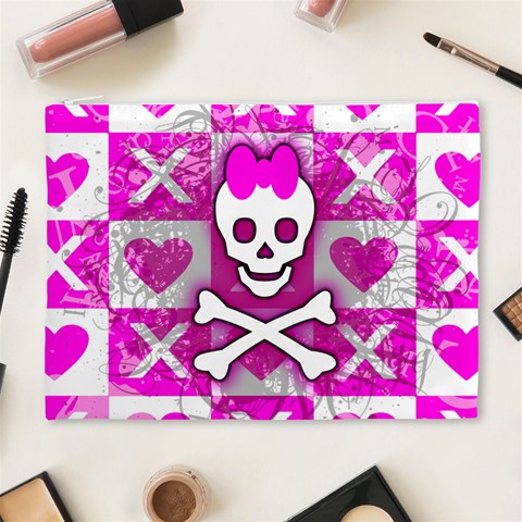 Skull Princess Cosmetic Bag (XL) from ArtsNow.com Front