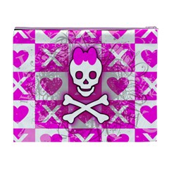 Skull Princess Cosmetic Bag (XL) from ArtsNow.com Back