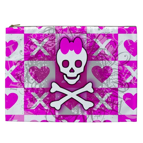 Skull Princess Cosmetic Bag (XXL) from ArtsNow.com Front