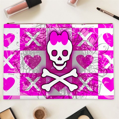 Skull Princess Cosmetic Bag (XXL) from ArtsNow.com Front