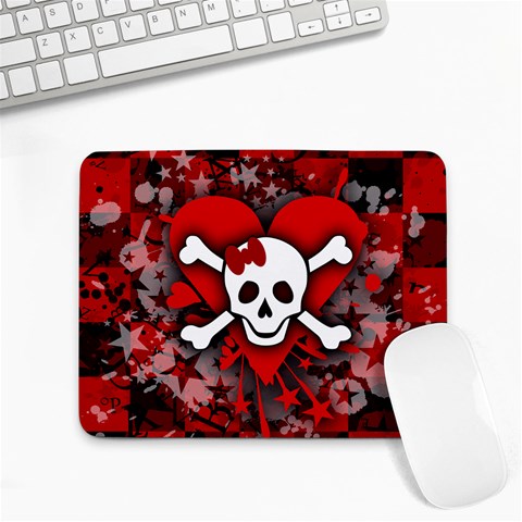 Skull Romance  Small Mousepad from ArtsNow.com Front