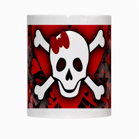 Skull Romance  White Mug from ArtsNow.com Center