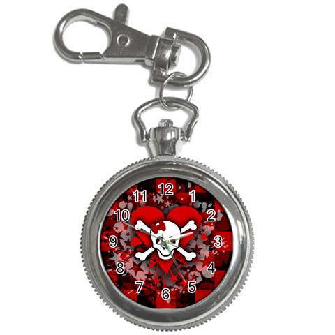 Skull Romance  Key Chain Watch from ArtsNow.com Front