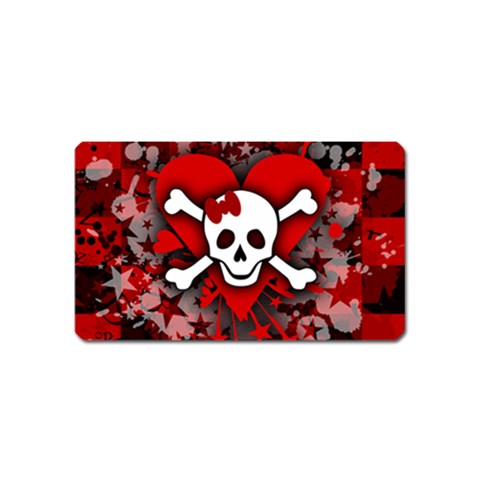 Skull Romance  Magnet (Name Card) from ArtsNow.com Front